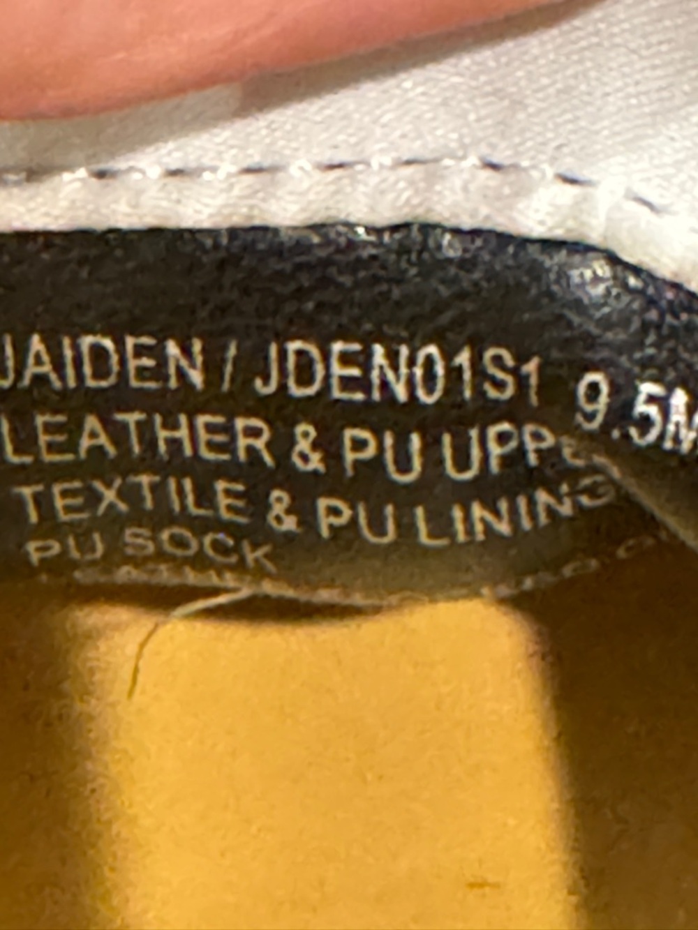 Jaiden by Steve Madden yellow sneakers casual leather size 9.5 - Picture 9 of 13